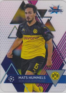 Mats Hummels Borussia Dortmund 2019/20 Topps Crystal Champions League Base card #35